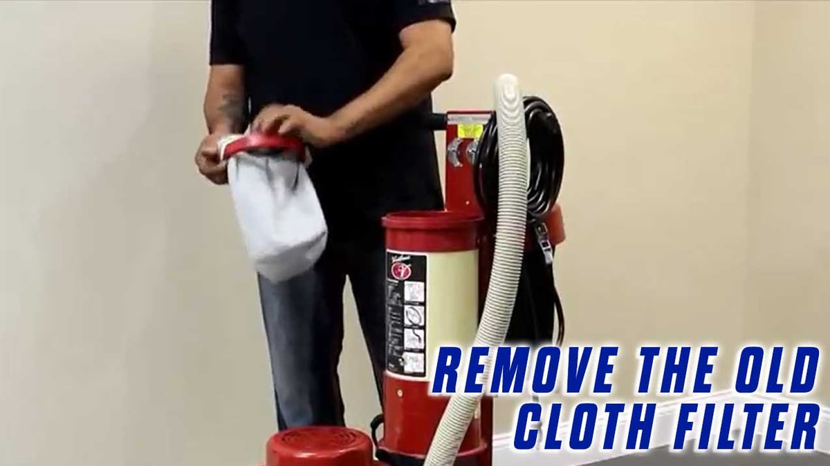 How to Replace a Vacuum Filter Onfloor EZV Vacuum Sander Onfloor